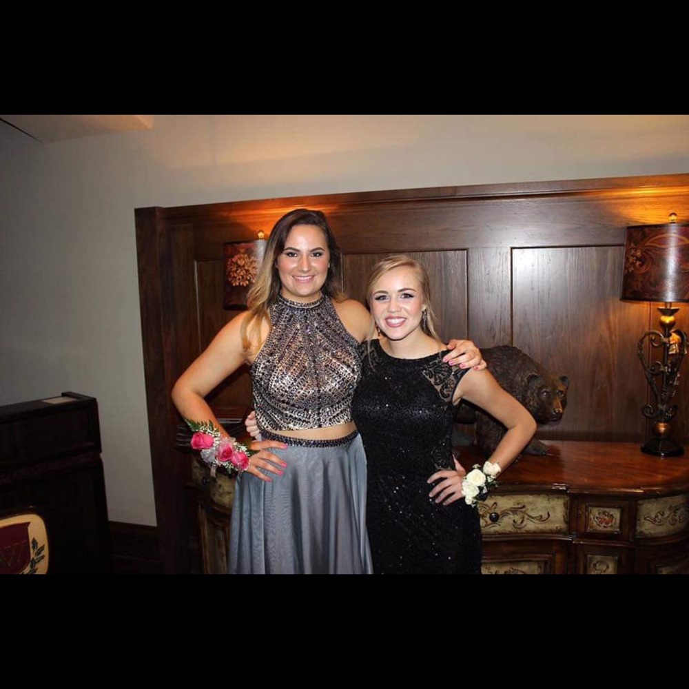 Gray Prom Dress